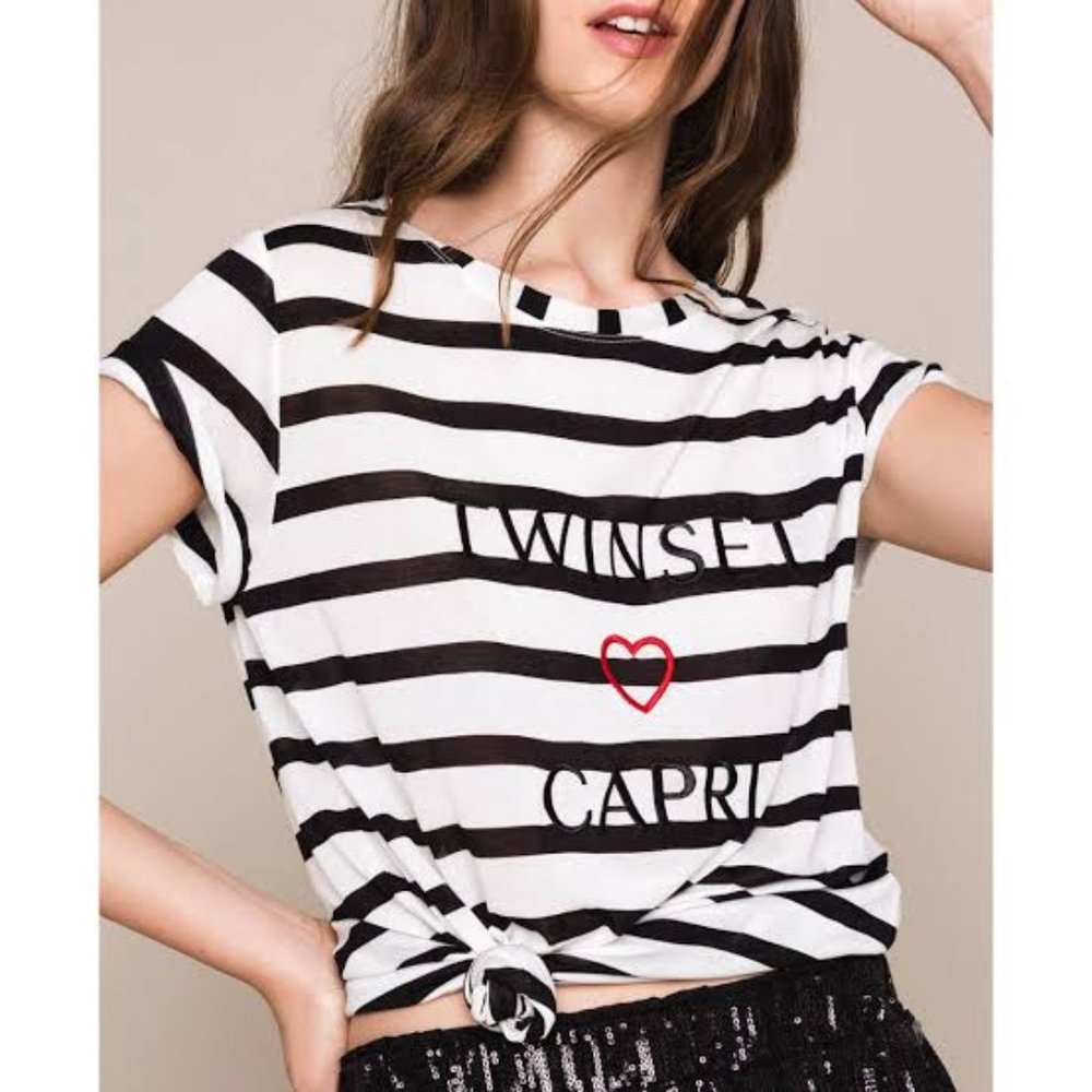 Capri t-shirt Black
